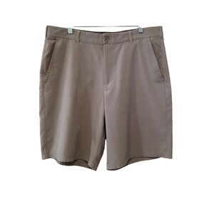 SALE Architect Golf Mens Grey Performance Stretch Flat Front Shorts Size 36